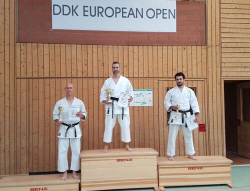 Erfolgreiche Karate-Kämpfer/-innen des Postsportverein e.V. Mainz in Haigerloch